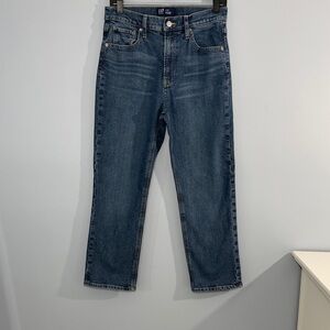 GAP Women’s High Rise Straight-Leg Jeans SZ 29/8 SHORT